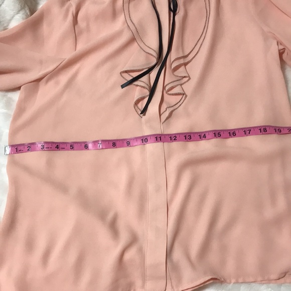 7th Avenue New York and Company Design Studio Long Sleeve Blouse Size Large - Picture 8 of 8